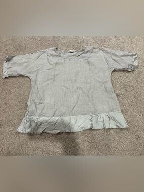 Terzo Millennio Made in Italy 100% Linen Blouse